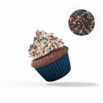 Patriotic USA Stars Edible Glitter Shapes