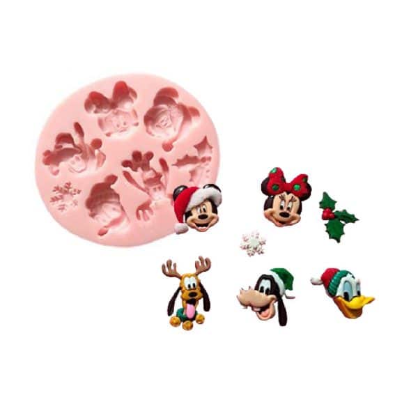 Christmas Disney Mickey Friends Silicone Mold