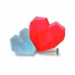 Diamond Unbreakable Heart with Hammer Silicone Mold