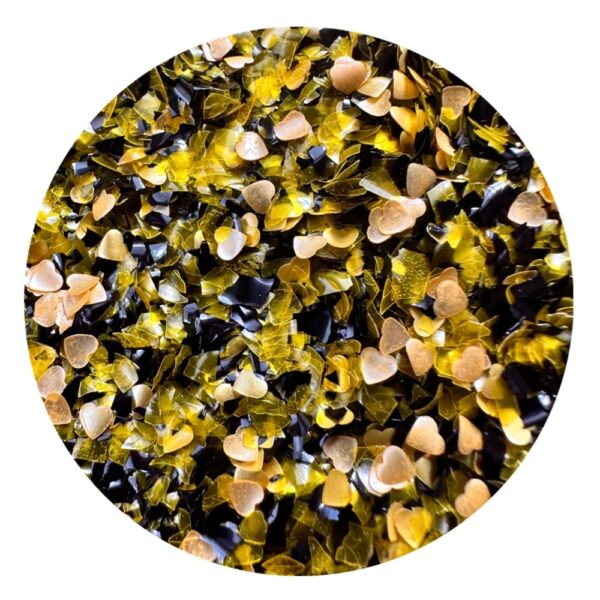 Bumblebee Edible Glitter Shapes