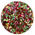 Christmas Eve Edible Glitter Shapes