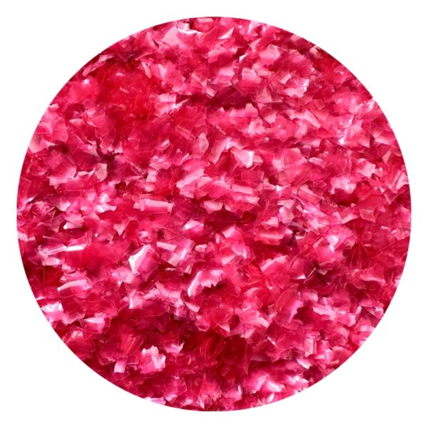 Hot Pink Edible Flakes