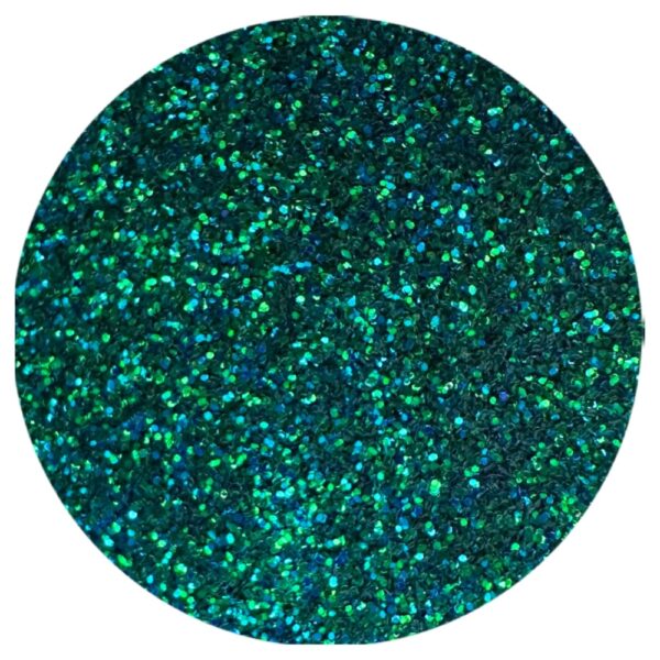 Peacock Green Disco Cake Dust