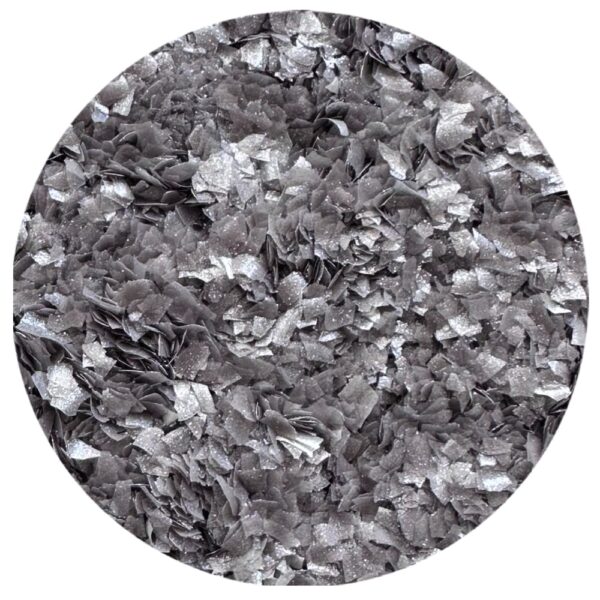 Silver Metallic Edible Flakes