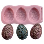 Easter filigree eggs silicone mold