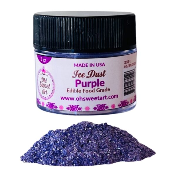 Purple Edible Glitter