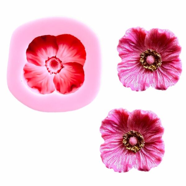 Hibiscus Flower Silicone Mold main