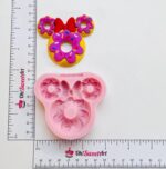 Donuts Mickey Mouse Silicone Mold measures 1